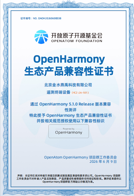 基于OpenHarmony生态的遥测终端机
